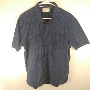 Free Planet Tiny Bikes Print Button Down Bicycle